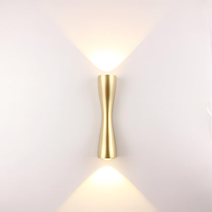 Lachlan - Utomhus LED Upp/Ner Modern Böjd Vägglampa