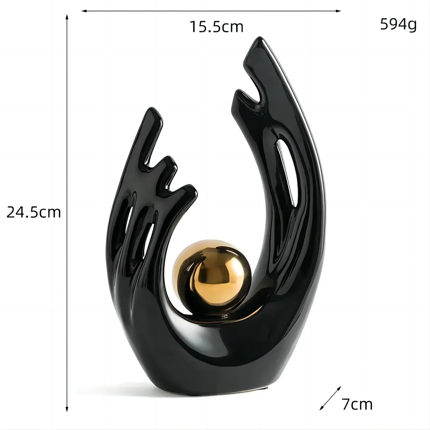 ZenAura Skulptur Set – Modern och Elegant