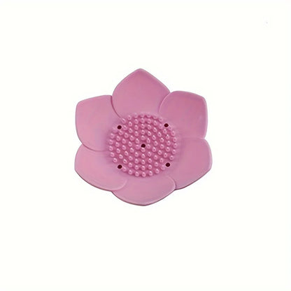 Carvallo LotusBloom | Halkfri &amp; Självvattenavledande | Silikon Tvålarhållare i Lotusdesign