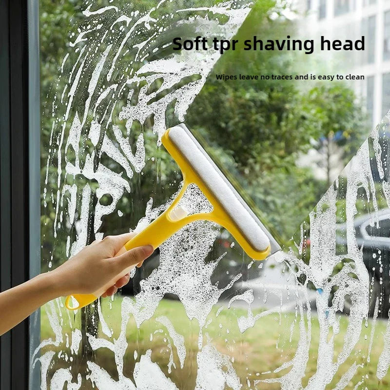 Carvallo Glasrengöring | 3-i-1 Fönstertvättare | Kompakt & Ergonomisk | Streckfri med sprayfunktion