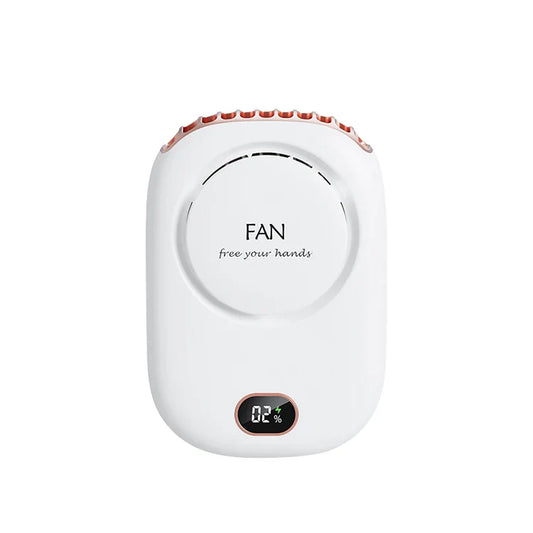 Carvallo Mini-fläkt | 3-stegs turbo | LED-display & batteri 2000 mAh | kompakt & uppladdningsbar