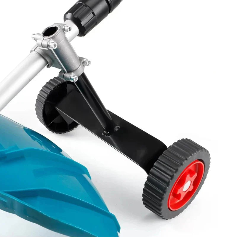 Carvallo Stützrad TRIMNOVA EasyRoll | Höj- och sänkbar | Rygg- & Armskonsäpande | För gräsklippare & motorsågar