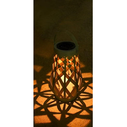 Rattan Light - Kreativ Rattan Solträdgårdsdekoration Lampa