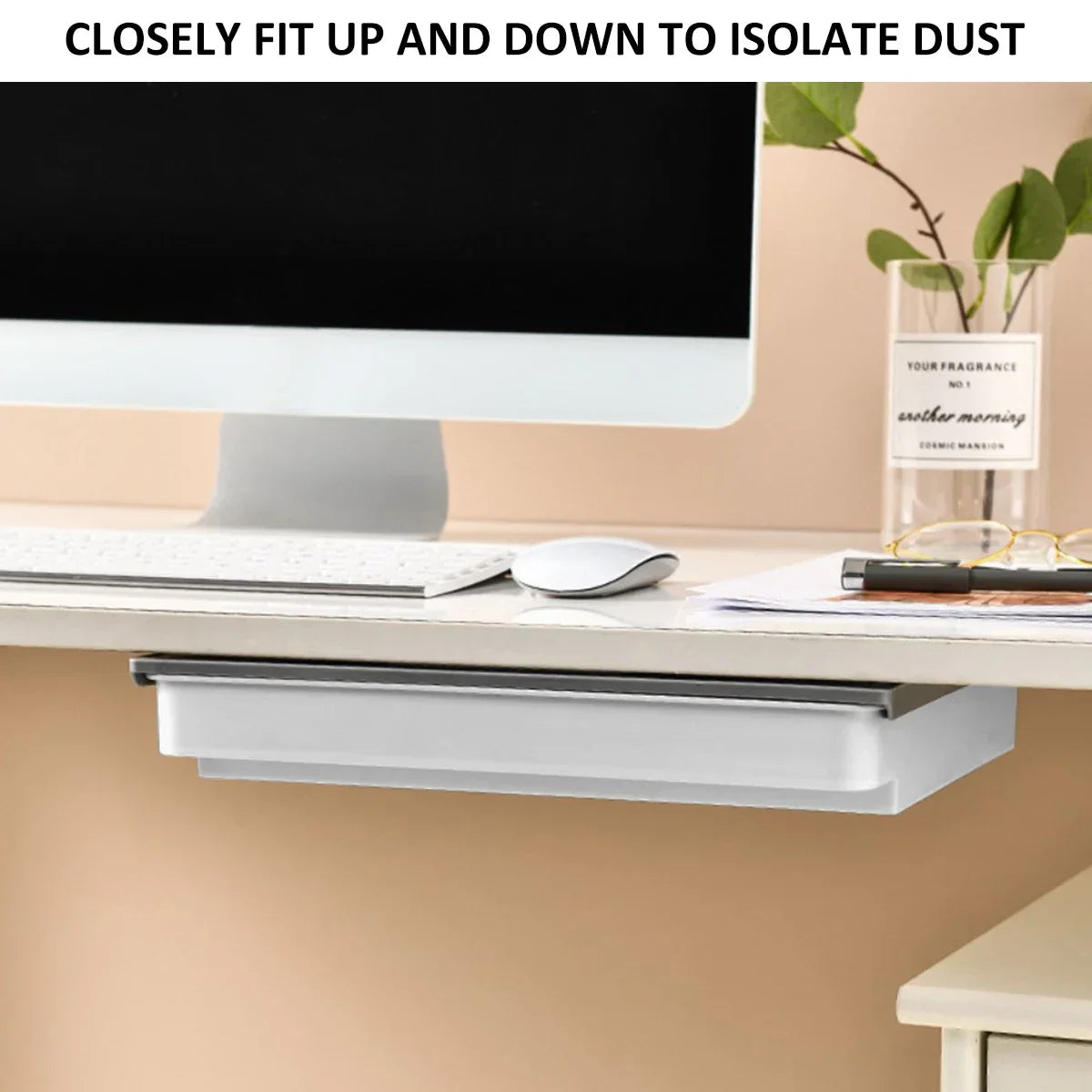 Carvallo Låda för lådor | Självhäftande & Osynlig | Under-bord Organizer för Kontor & Hem | 2L Förvaring