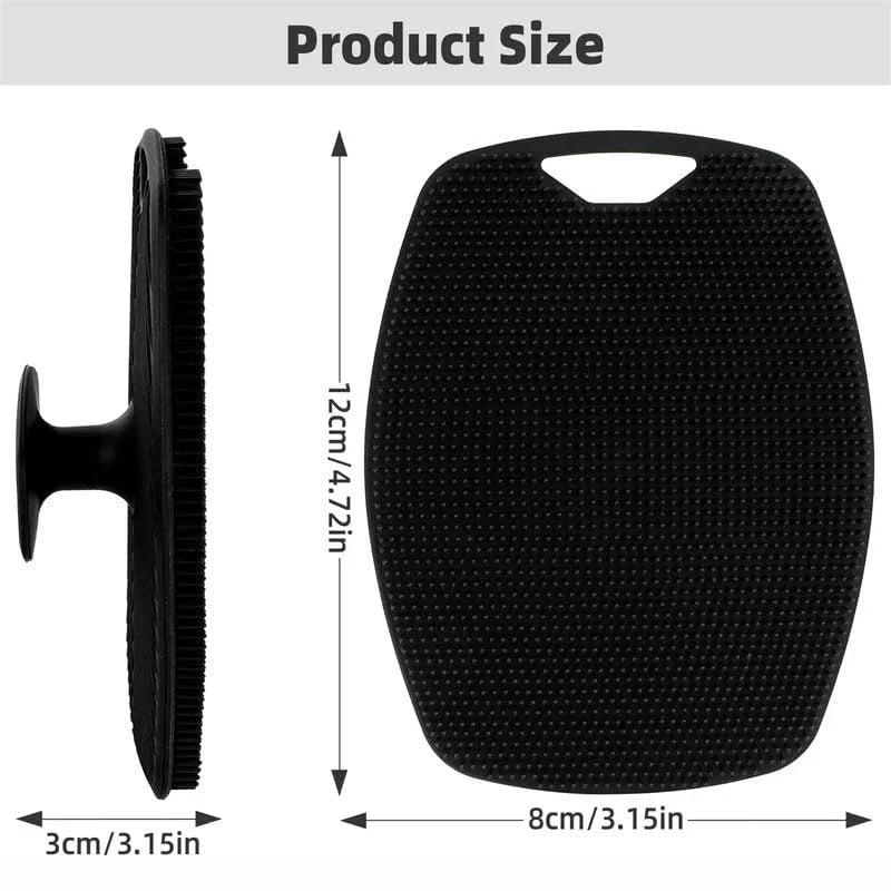 Carvallo-Duschborste Dermabloom SoftGrip | Mild peeling- & massageborste | För ansikte & kropp | Unisex