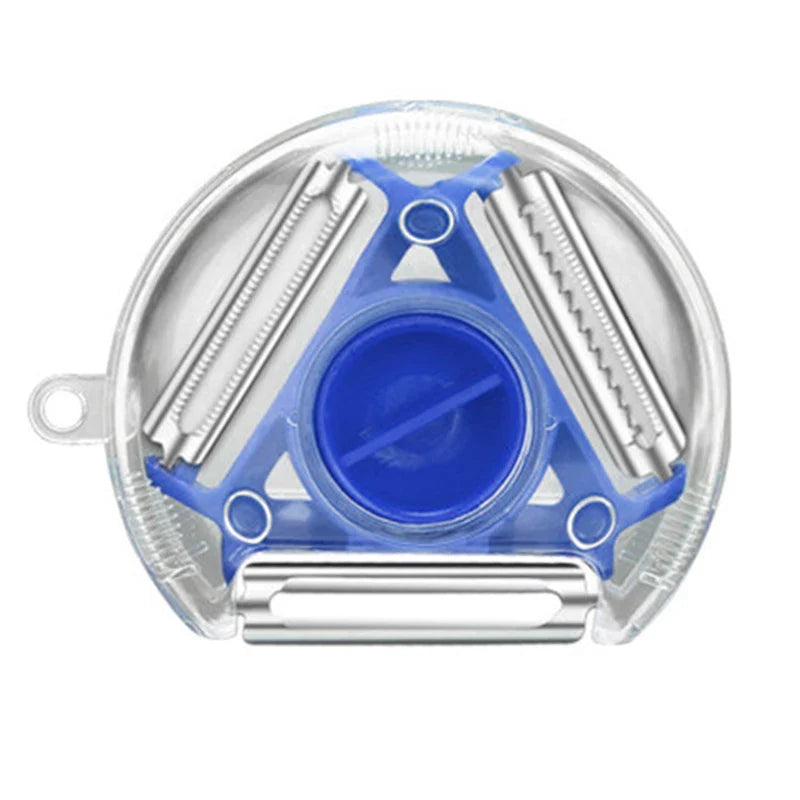 Carvallo Grönsaksskalare | 3-i-1 funktion | Rostfria blad | Diskmaskinssäker