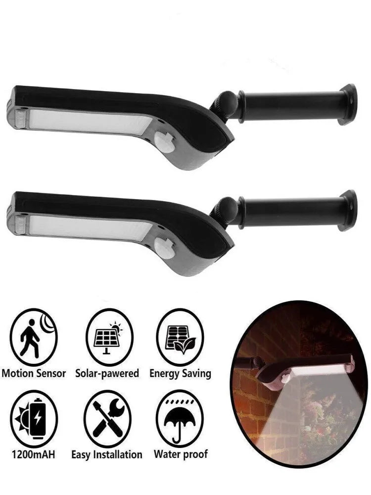 Carvallo 36 | 180° Svängbar | Rörelsesensor | 36 LEDs | IP65 Solarsäkerhetsljus