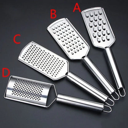 Carvallo MultiGrate Classic Handriven i rostfritt stål | Mångsidig för ost, grönsaker &amp; frukt | Ergonomisk &amp; diskmaskinssäker