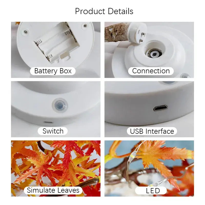 Ärmlig Ljus - Bonsaï LED Dekorativ Lampa