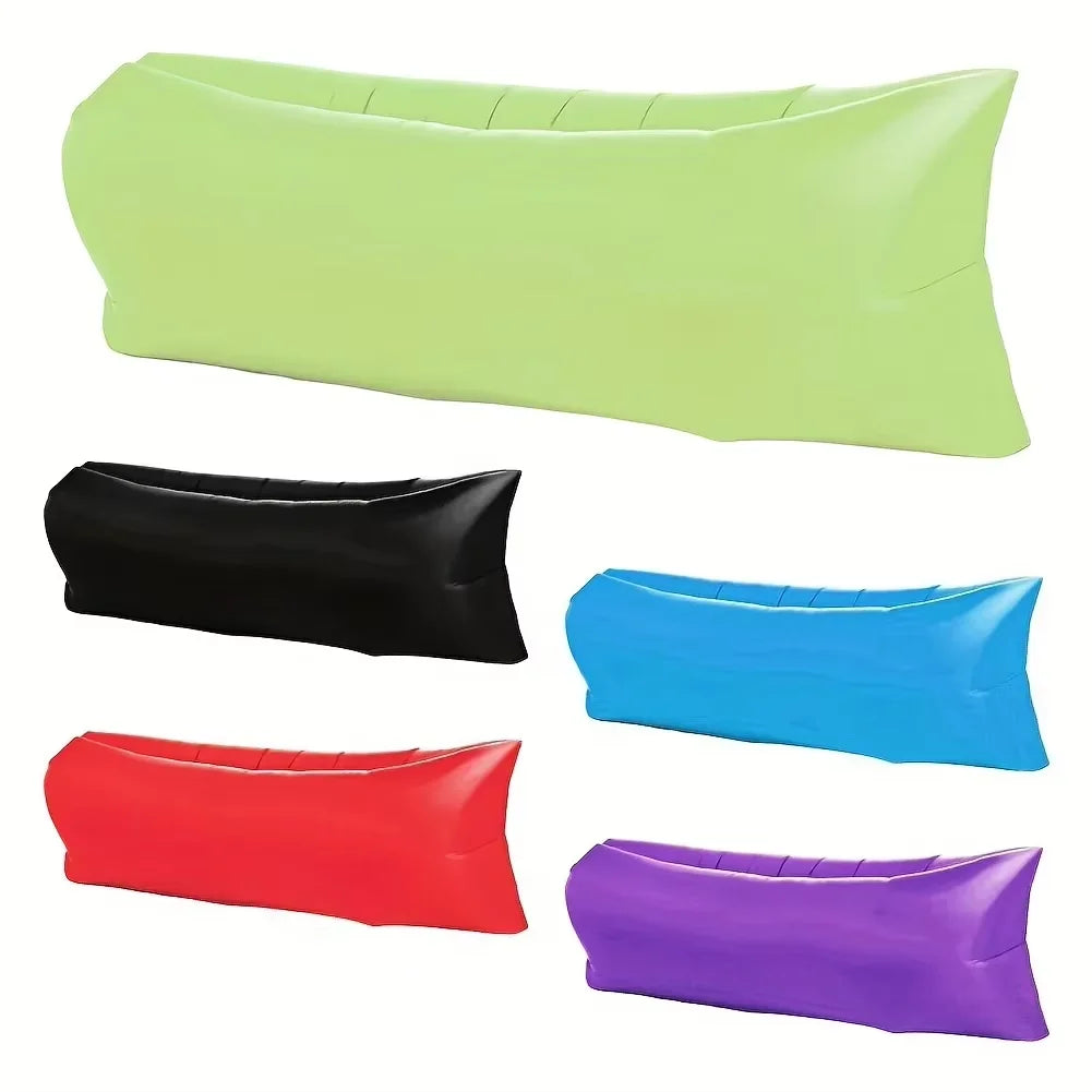 Carvallo Loungesoffa | Utan pump &amp; med nackstöd | AirLoungeGo Utomhussoffa 190×70 cm – Bärbar &amp; Vattentät