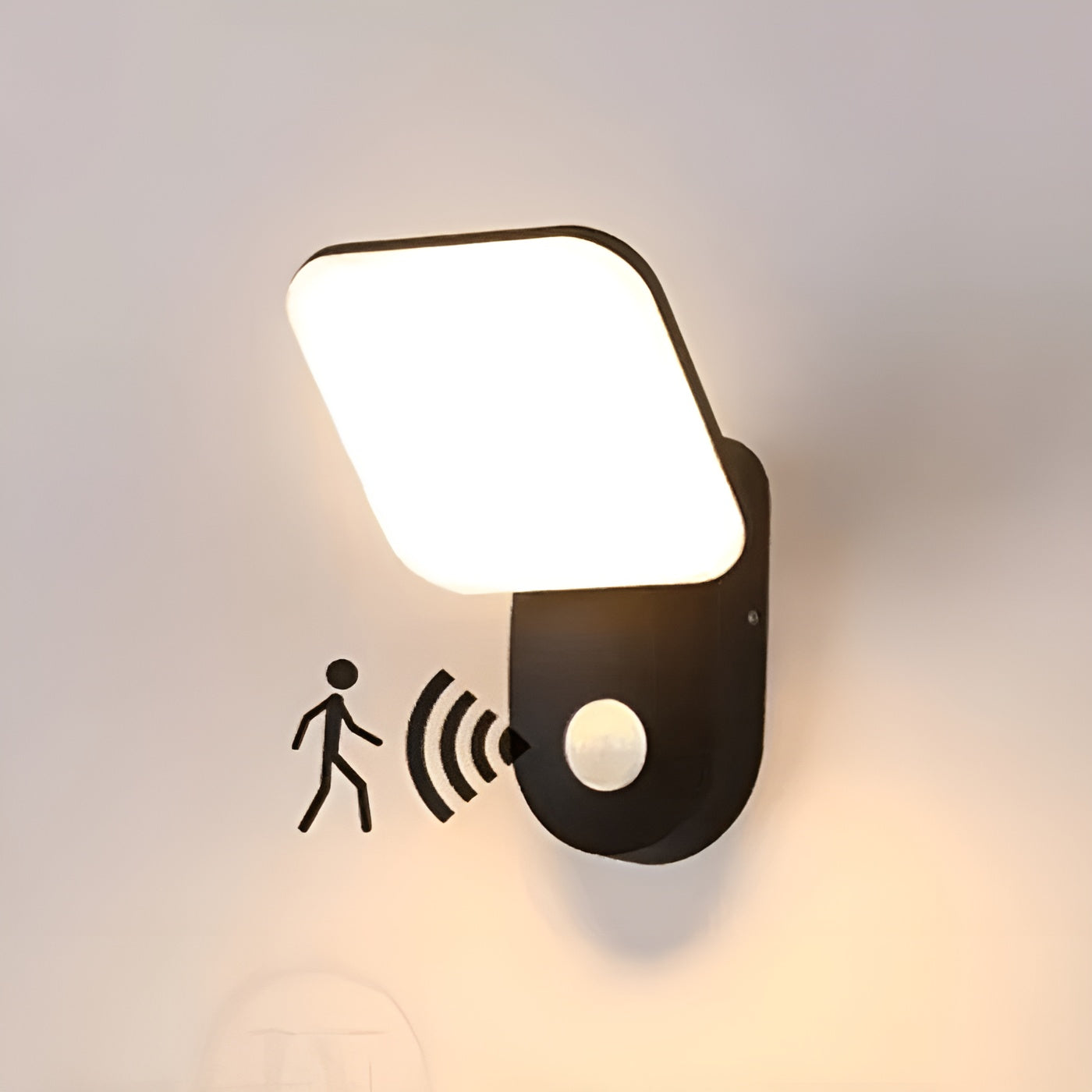 LED-vägglampa med rörelsesensor – Automatisk belysning för inomhus och utomhus