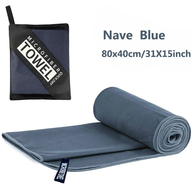 Carvallo Handduk DryWave Pro | Snabbtorkande & Ultralar | 40×80 cm | För Sport, Resor & Strand