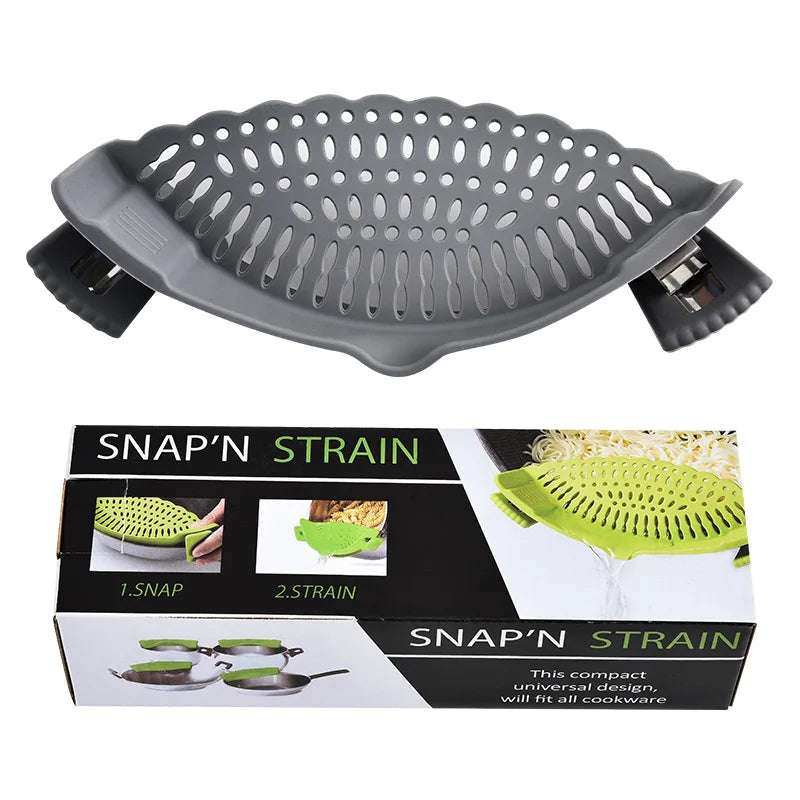 Carvallo Silikon-Avgjutningshjälp | Universellt Clip-On Silo | Anti-Överflödesdesign | För Kastruller & Stekpannor | BPA-fri