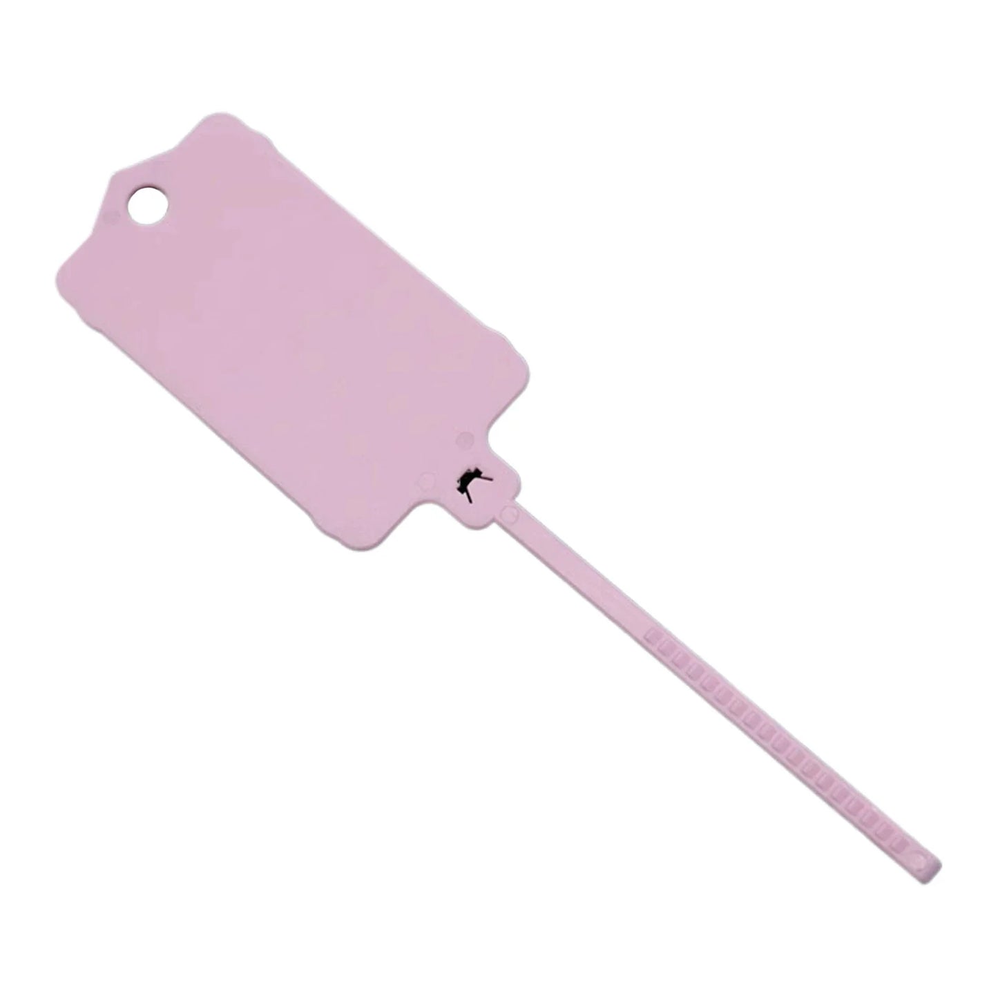 Carvallo FlexiTag 100 | 100 stycken | Återanvändbara plastetiketter med förslutningsband | För nycklar, bagage, lager och kontor