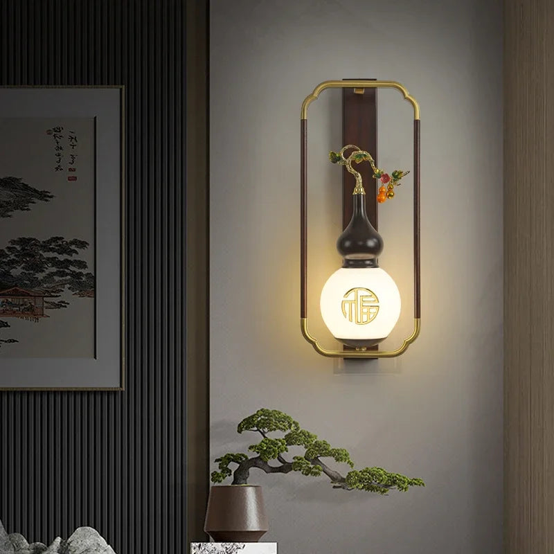 MessingLuxe - Tidsenlig Vägglampa