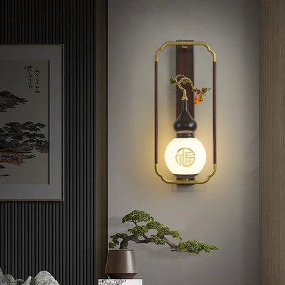 MessingLuxe - Tidsenlig Vägglampa