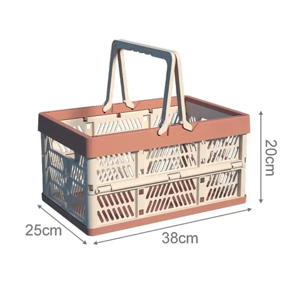 Carvallo Förvaringskorg | Fällbar & Belastningsbar | Upp till 7 kg Bärkapacitet | Platsbesparande Design