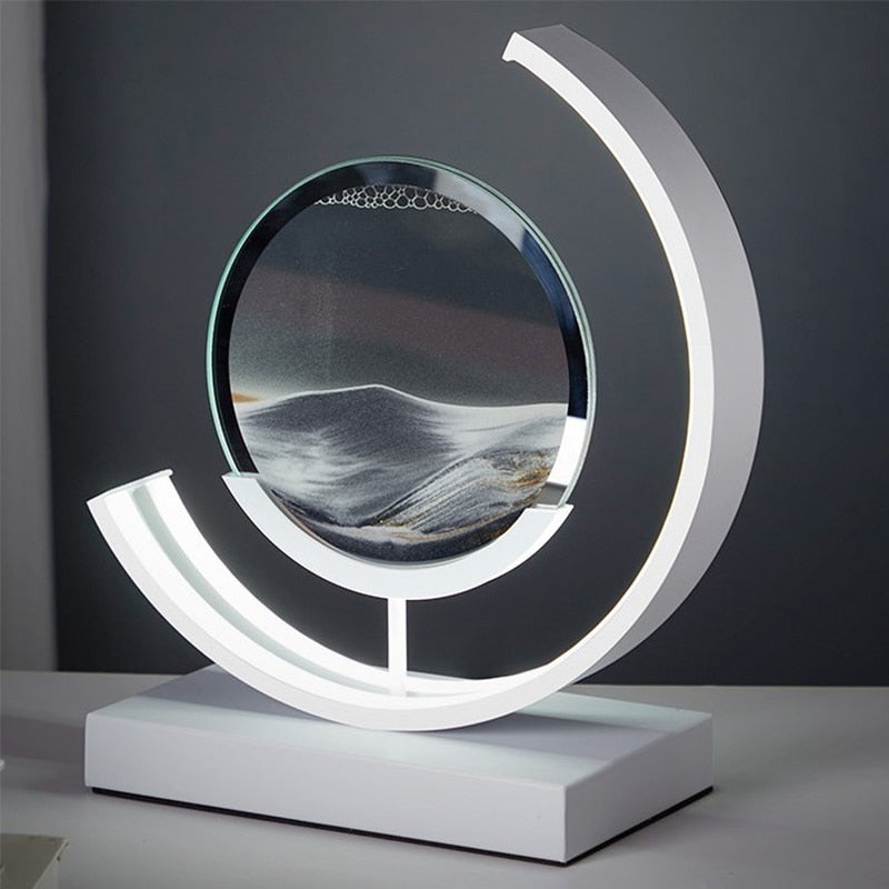 DuneGlow | Sandtimer Bordslampa