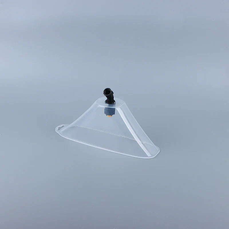 Carvallo Vindskydds-dys | Vindbeständig spruthuvudskåpa för trädgårdssprutor | Fläkdys för riktad bevattning