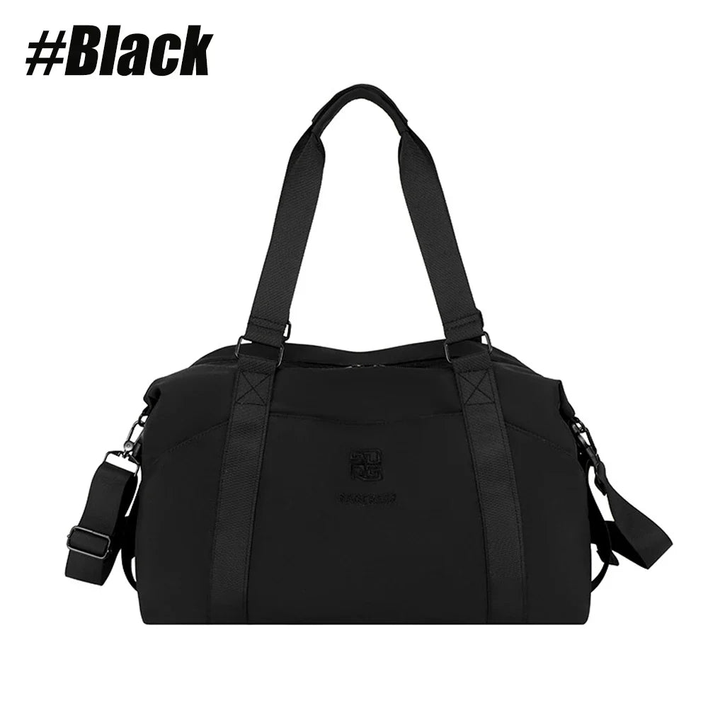 Carvallo FitBag Vattentålig resväska i nylon | Lätt, med trolleyfunktion & fack för blöta saker | För sport & korta resor