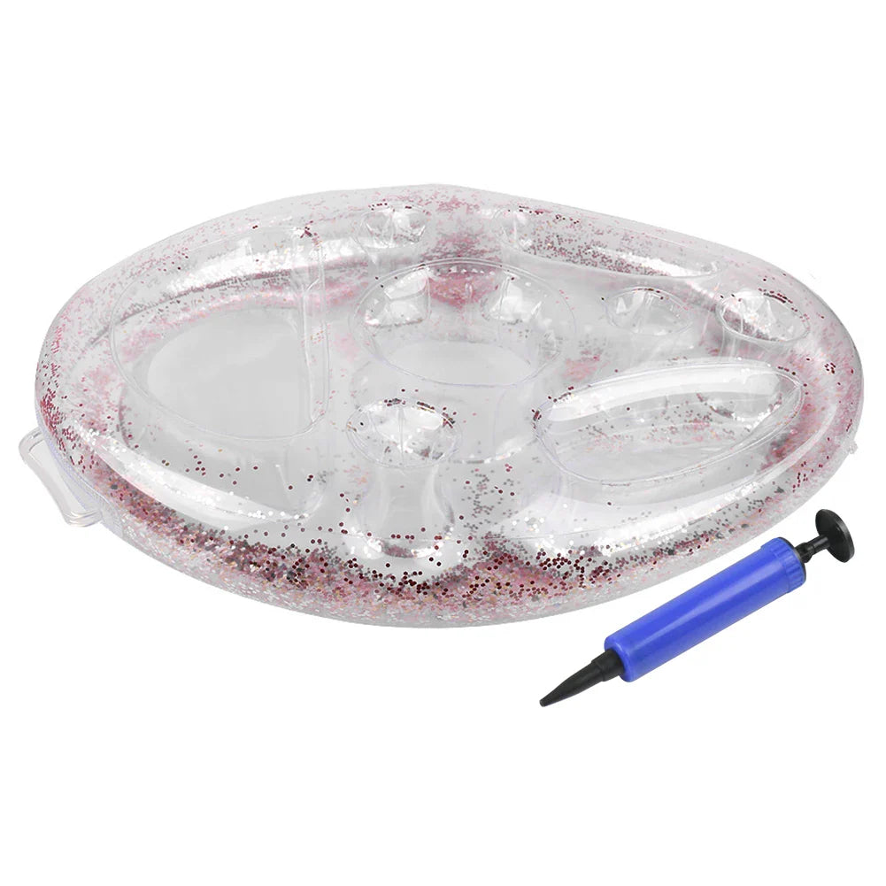 Carvallo | Uppblåsbar dryckeshållare pool | Anti-tipp design | För burkar & flaskor