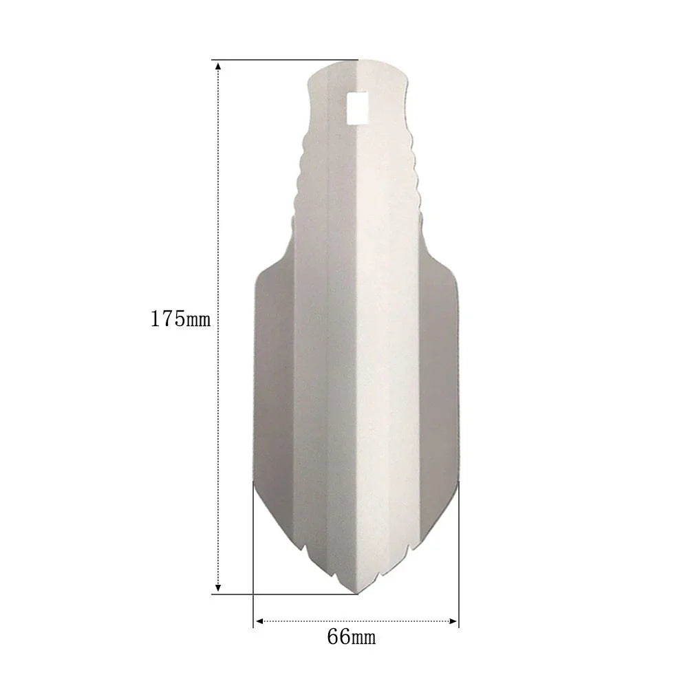 Carvallo UltraSpade Titan-handspade ultralätt | För camping, vandring & trädgård | Med karbinhake & väska