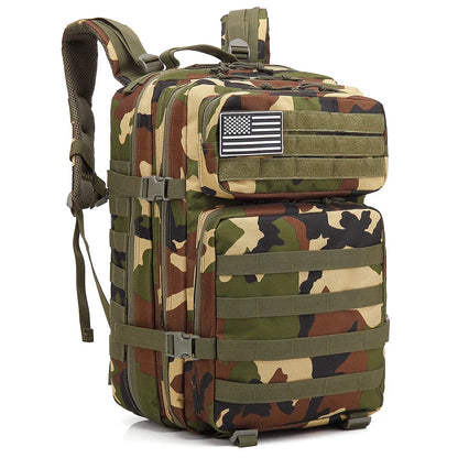 Ryggsäck Camo Tactical 45L Militärryggsäck