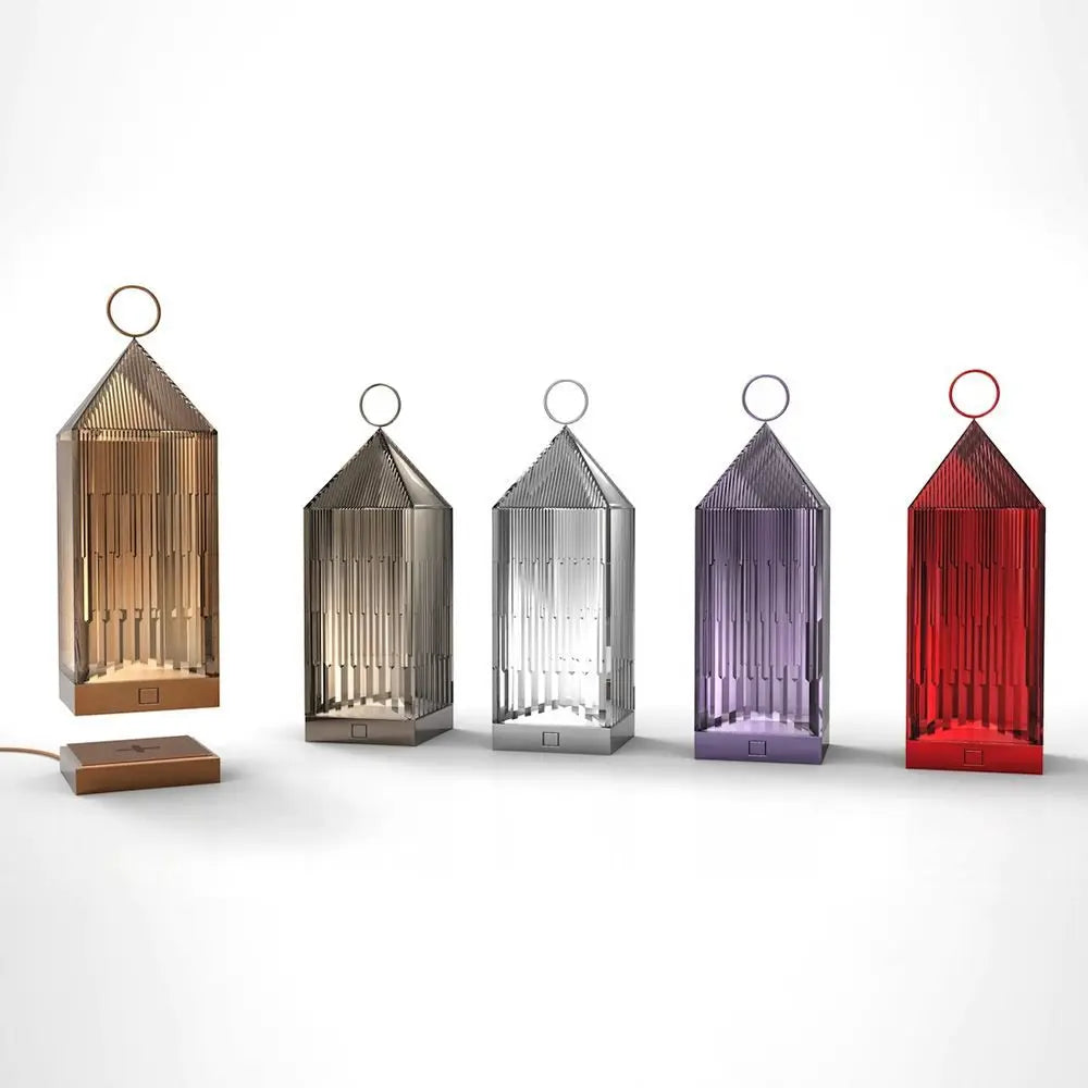 CrystalGlow - Uppladdningsbar Kristallnattlampa med LED-belysning, Dimbar & Trådlös