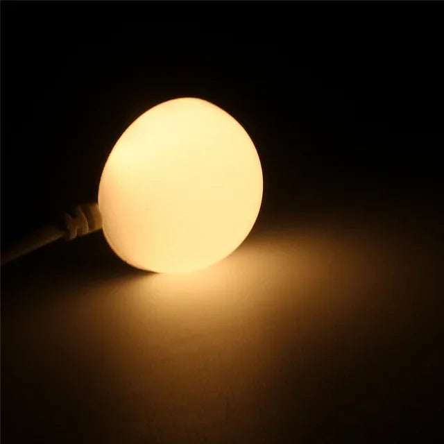 Carvallo USB Magnetlampa | 3W & 5W varianter | Bärbar LED-lampa med strömbrytare | Magnetfot & 3M tejp | För laptop, powerbank & mer