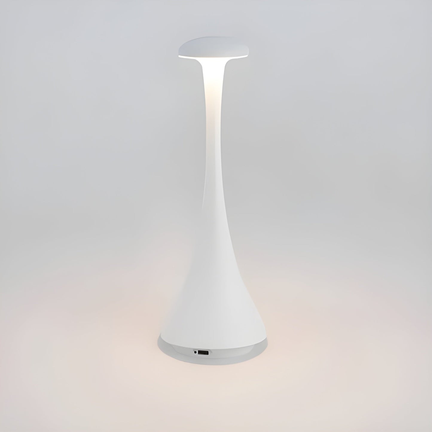 Carvallo Bärbar LED Bordslampa | USB-laddning | Dimbar i 3 ljusfärger | Marmor-effekt | Aluminiumhölje