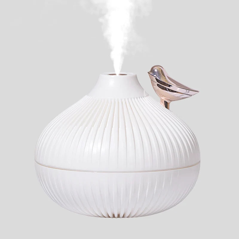 Carvallo Mini USB-luftfuktare 300 ml | Med nattljus &amp; stämningsljus | Lök-design för hemmet &amp; kontoret