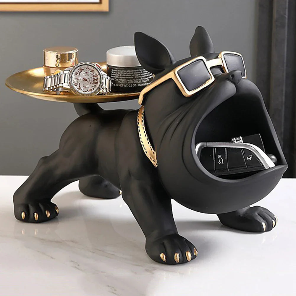 Chic Hund Figur - Lekfull & Stilig Dekor