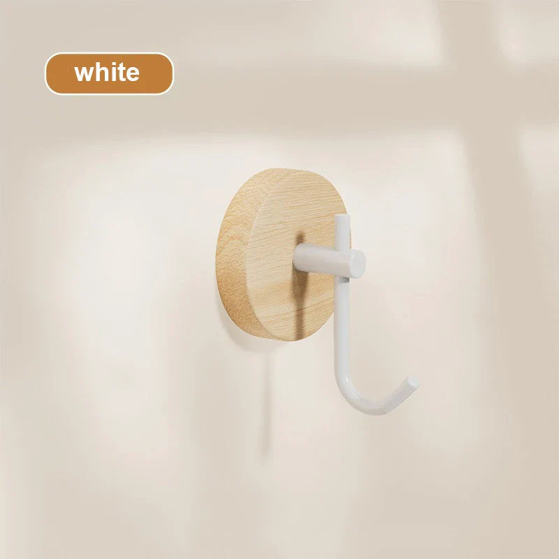 Carvallo Holzhaken Woodiva WallHook | Massivt trä valnöt | Nyckel-, handduks- & rockkrok | För kök, badrum & hall