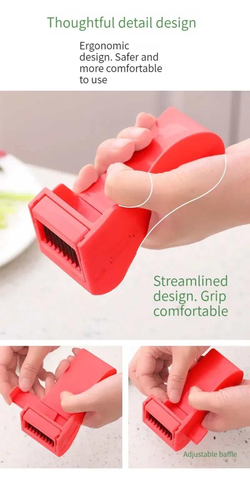 Carvallo-Schneider Frilivo | Skarp & Tidsbesparande | Rostfria blad | Mångsidig köksassistent