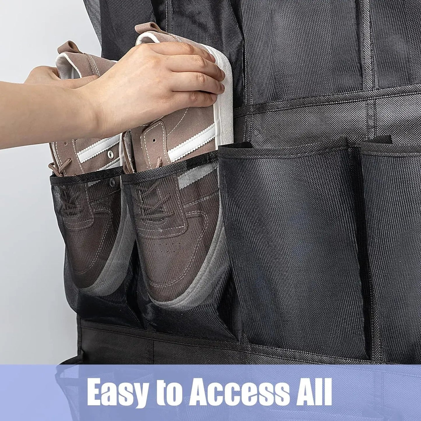 Carvallo Dörr-organisatör | 35 fickor | Transparent nät | Platsbesparande hänglagring