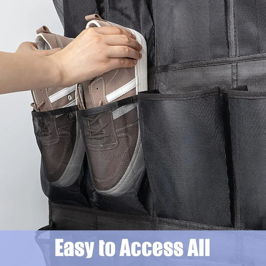 Carvallo Dörr-organisatör | 35 fickor | Transparent nät | Platsbesparande hänglagring