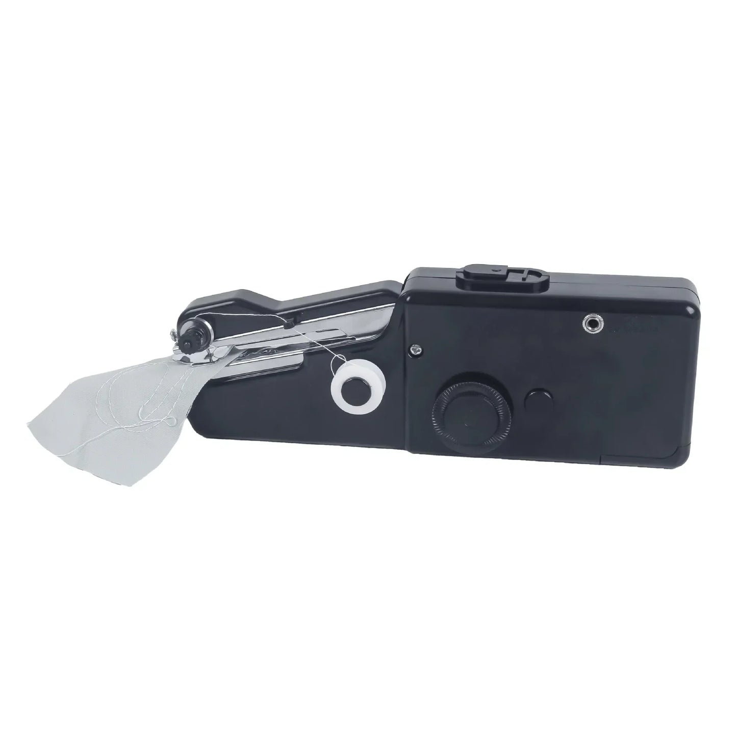 Carvallo Mini Symaskin | Bärbar & Praktisk | För DIY & Reparationer på språng | Vit/Rosa/Svart