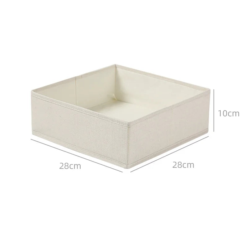 Carvallo Organizer | Fällbar & Andningsbar | Perfekt ordning för underkläder & strumpor | Tyg i Beige