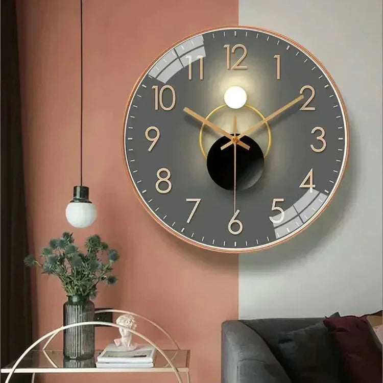 Royallure Modern Silent Wall Clock – Sleek, Non-Ticking, Minimalist Urverk