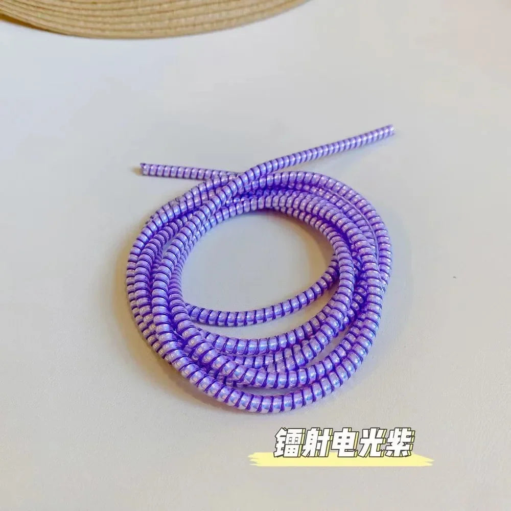 Carvallo Kabelskydd Spiral | Färgglad kabelskydd | För laddkablar & hörlurar | Skydd mot kabelbrott & knutar