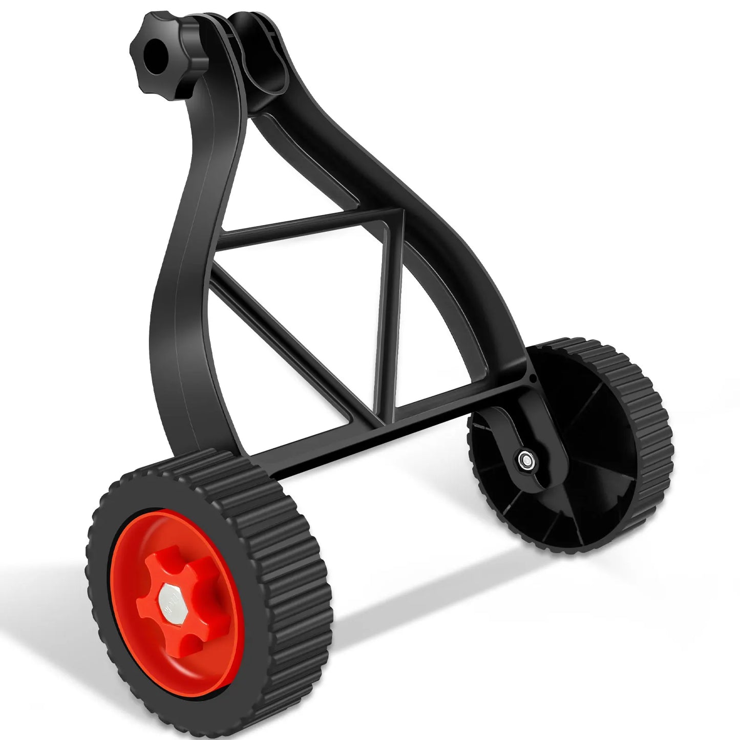 Carvallo Stützrad TRIMNOVA EasyRoll | Höj- och sänkbar | Rygg- & Armskonsäpande | För gräsklippare & motorsågar