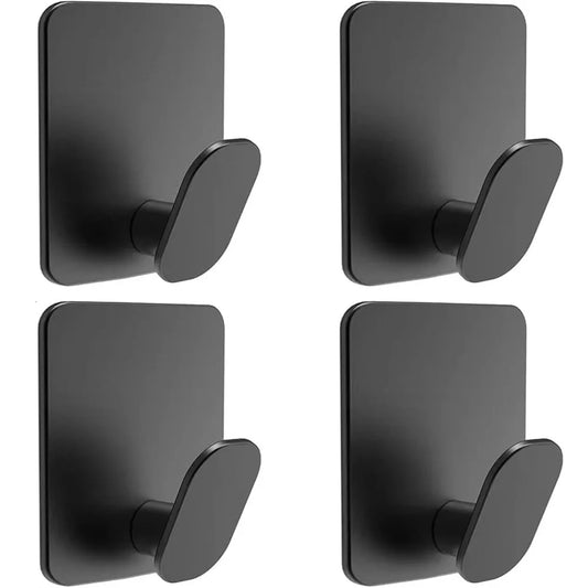 Carvallo Självhäftande Väggkrokar i Rostfritt Stål | Tung belastning | Utan borrning | För bad, kök & garderob