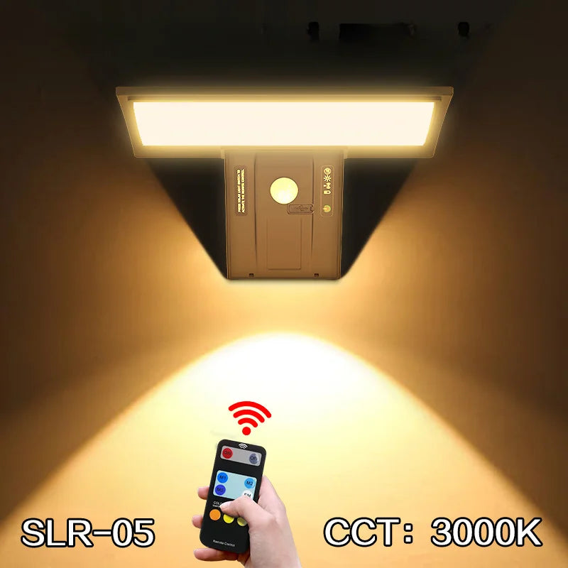 Carvallo Lichtpro Solar Vägglampa Utomhus | Rörelse Sensor &amp; 4 Läge | 90 LEDs | Vattentät &amp; Extremt Ljus