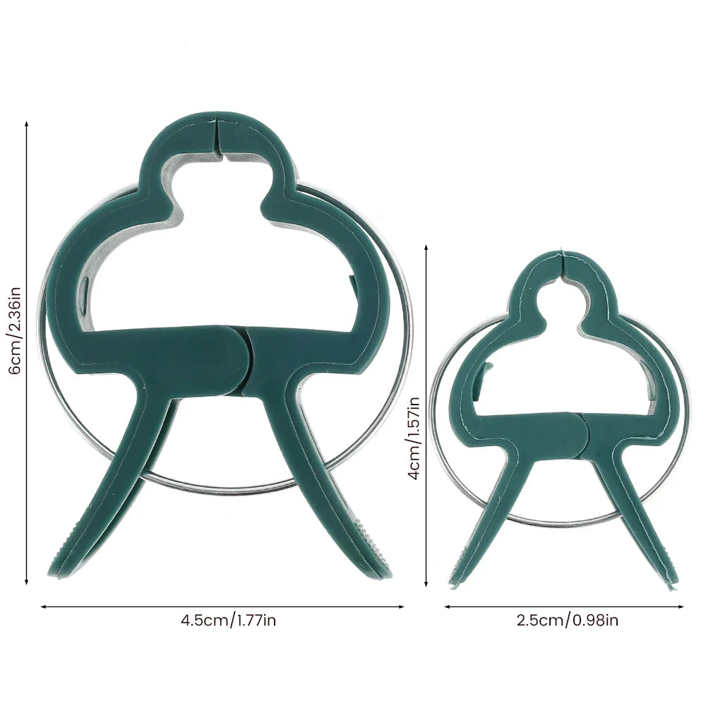 Carvallo växtklipp | Återanvändbara hållare | För tomater, grönsaker & klätterväxter | Stabil & väderbeständig