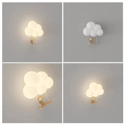 CloudLight - LED Vägglampa Barnrum Belysning