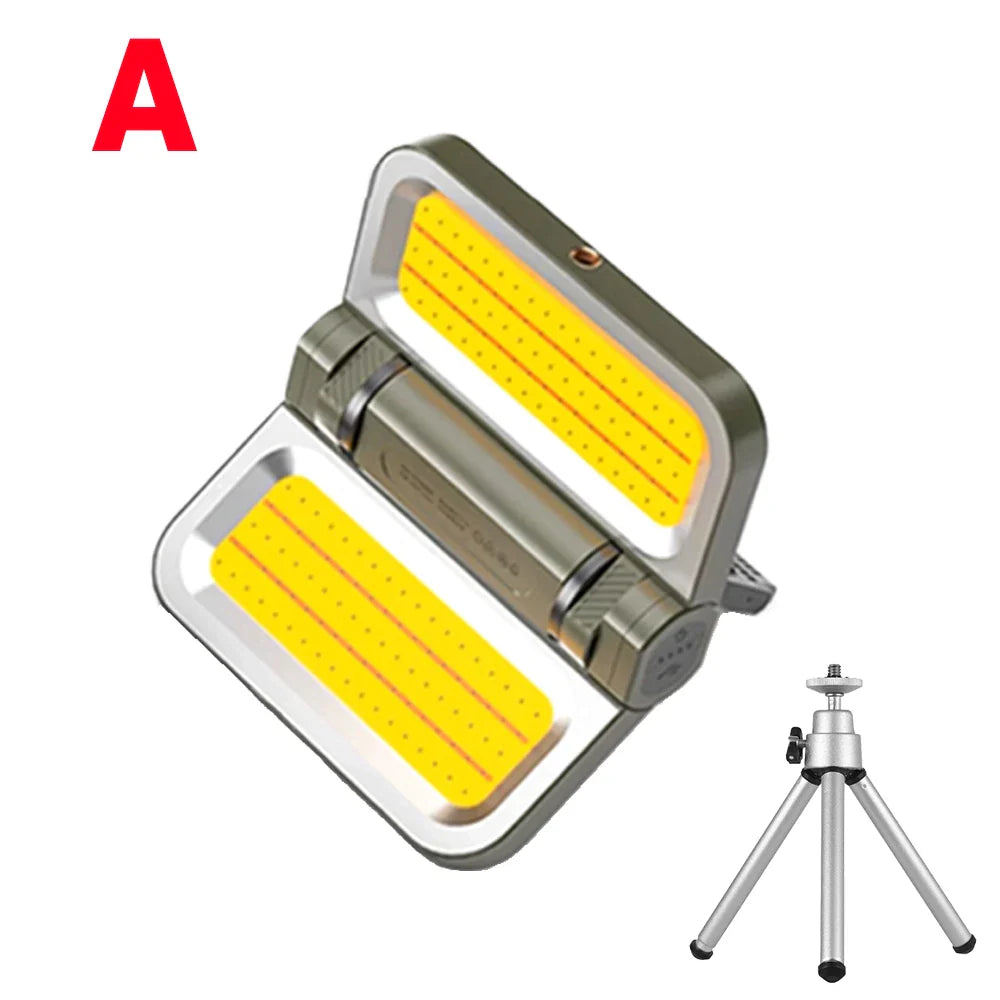 Carvallo Solaris Pro | Superljus & Fällbar | Magnetisk & Uppladdningsbar | Solar- & USB-drift