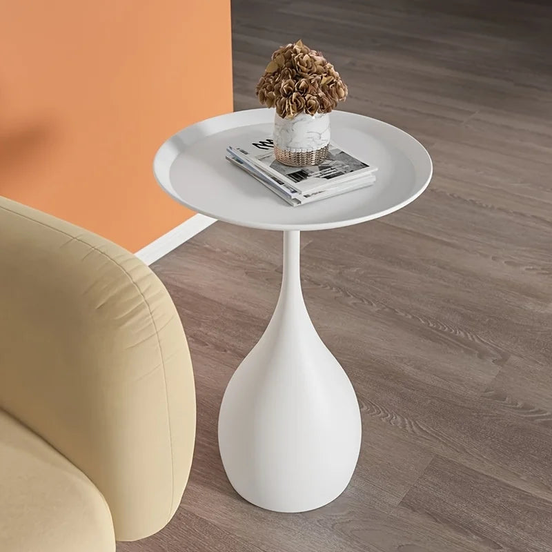 Ariessa Lumo | Mobil Rund Sidobord i lätt lyxig design för soffa och säng
