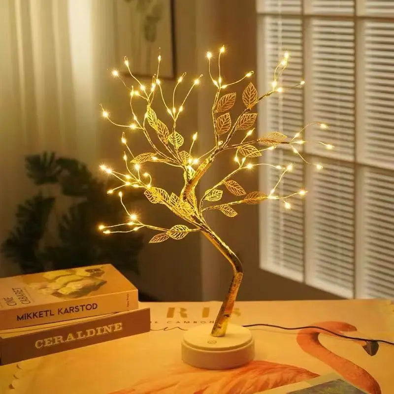 ZenGlow - LED Bonsai Träd Lampa, Dekorativ Bordslampa för Vardagsrum &amp; Sovrum