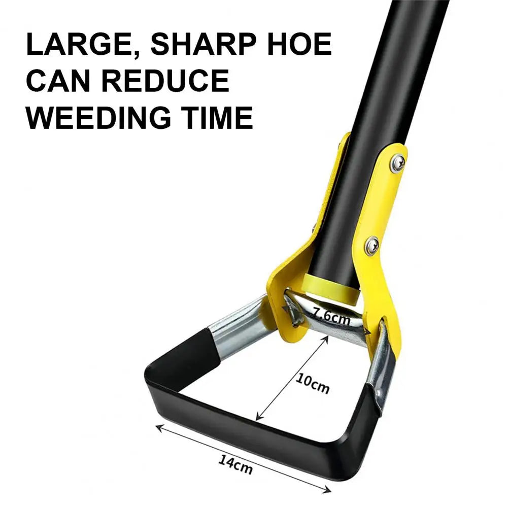 Carvallo Ogräs Hacka teleskopisk | 160 cm rostfritt stål | Rostfri & matt borstad | Delbar & ergonomisk