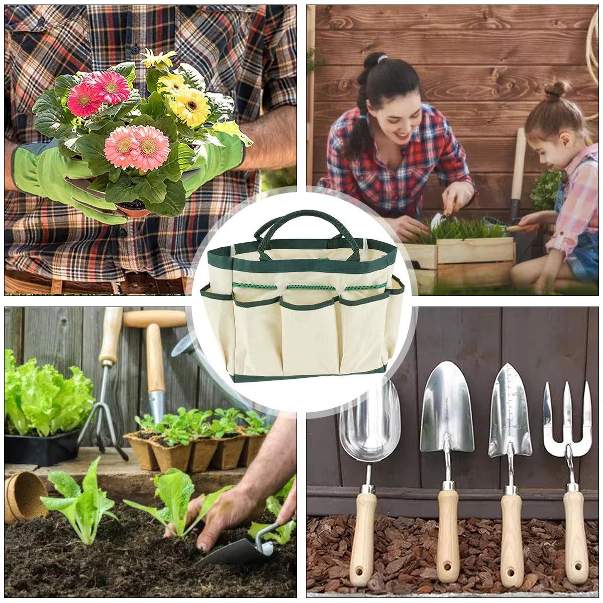 Carvallo Verktygsväska | 12 L Volym | Vattenavvisande & Robust | För Trädgård, Balkong & Gård